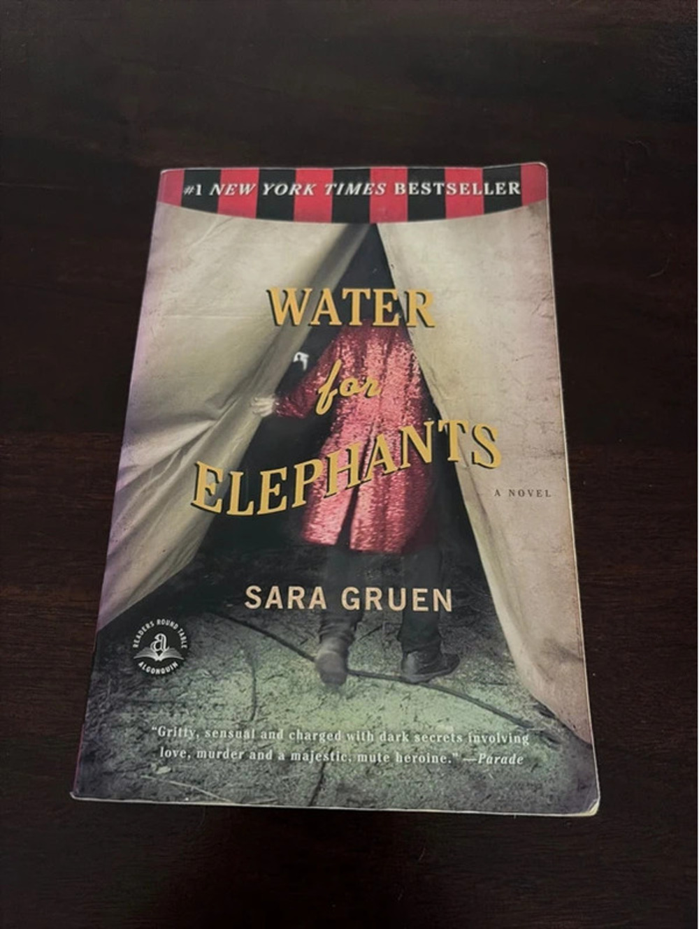 Water for Elephants by Sara Gruen